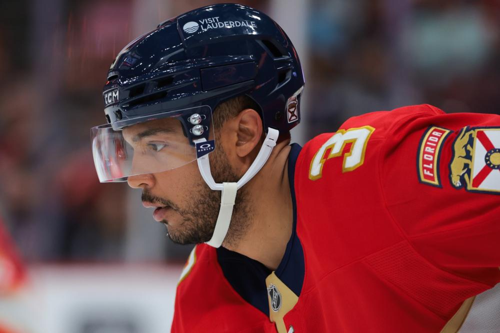 Seth Jones in a Panthers Jersey